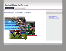 Tablet Screenshot of centralmassconference.org
